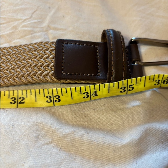 Brown and Tan Men's Bag Strap - Picture 5 of 5